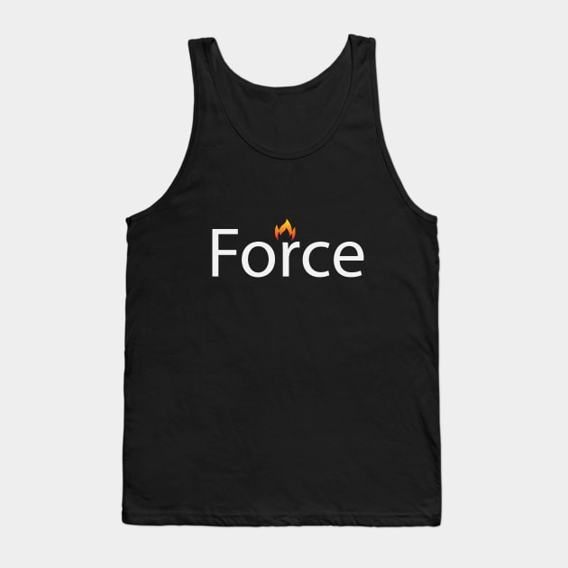 Force artistic creative design Tank Top by BL4CK&WH1TE 